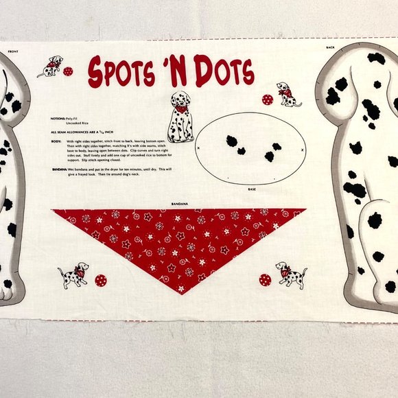 Spots 'N Dots Fabric Panel by Fabric Traditions 1992 - Picture 4 of 6